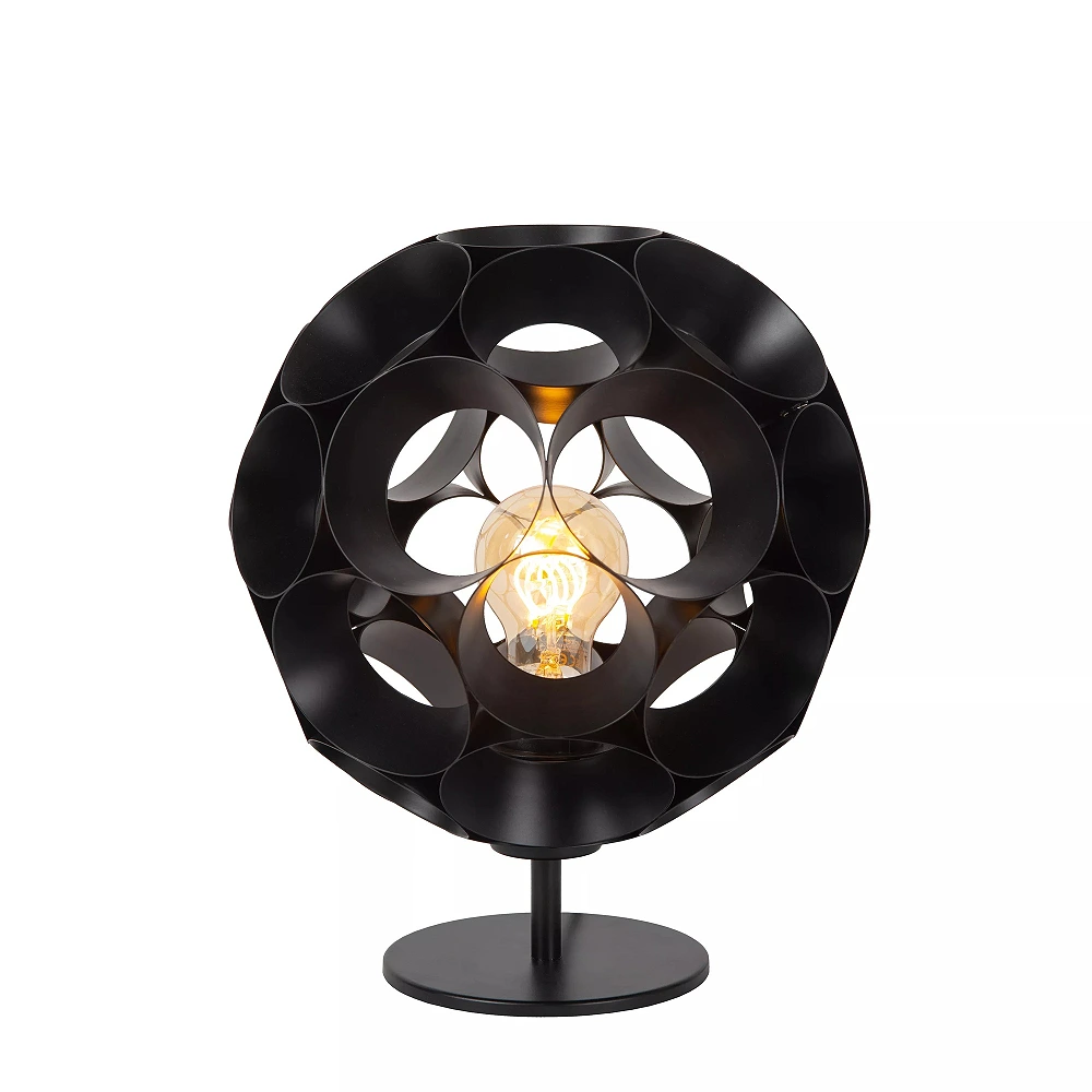 HANNELORE table lamp Ø 25 cm 1xE27 black (Lucide)