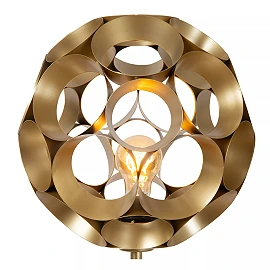 HANNELORE floor lamp Ø30 1 x 60 W E27 matt gold/brass (Lucide)
