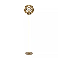 HANNELORE floor lamp Ø30 1 x 60 W E27 matt gold/brass (Lucide)