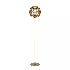HANNELORE floor lamp Ø30 1 x 60 W E27 matt gold/brass (Lucide)