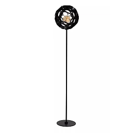 HANNELORE floor lamp Ø30 1 x 60 W E27 black (Lucide)