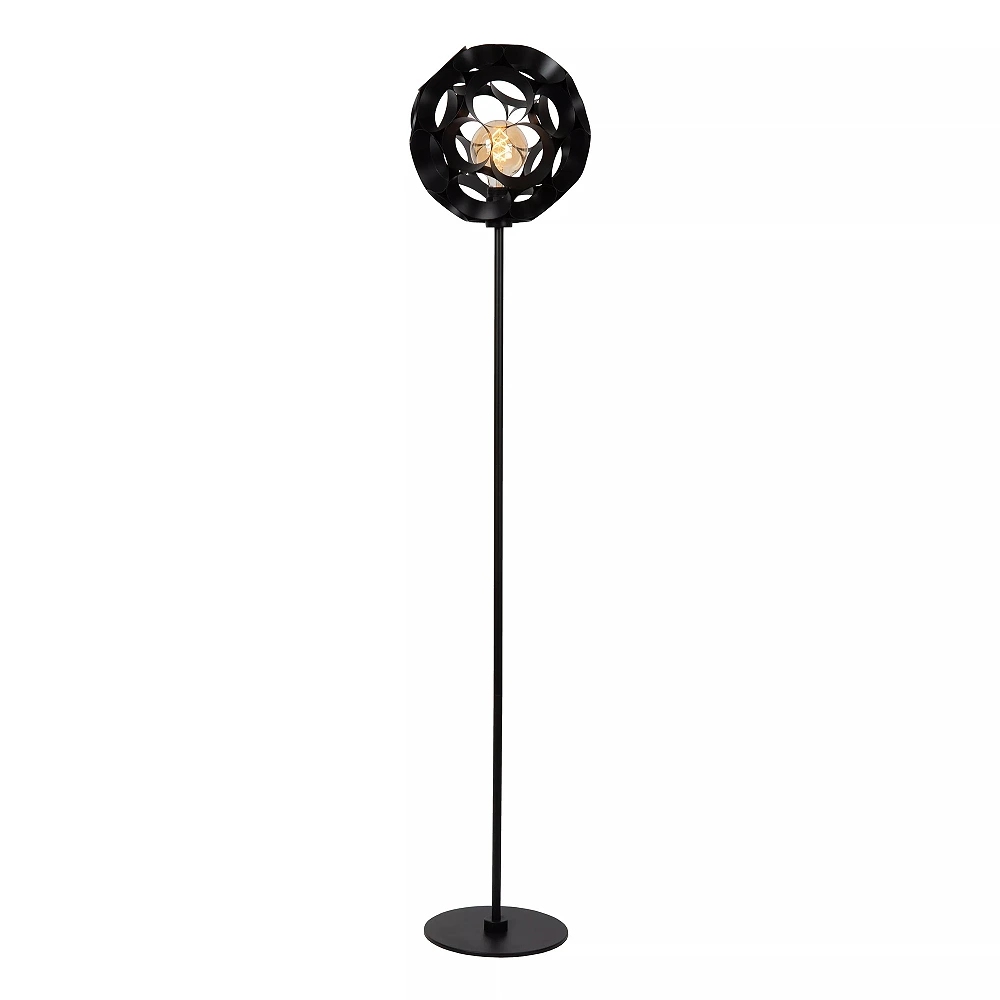 HANNELORE floor lamp Ø30 1 x 60 W E27 black (Lucide)