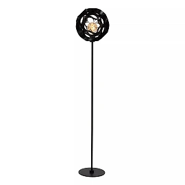 HANNELORE floor lamp Ø30 1 x 60 W E27 black (Lucide)