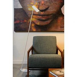 HESTER Floor reading lamp 15x30 cm 1xGU10 white (Lucide)