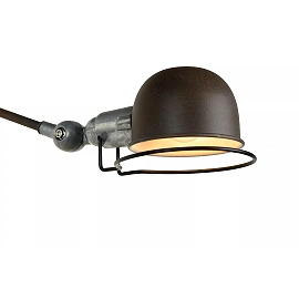 HONORE wall light 1xE14 25 W rust brown (Lucide)