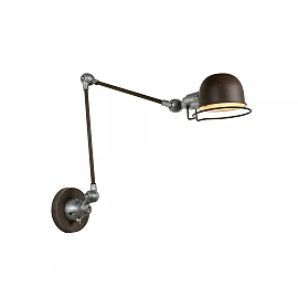 HONORE wall light 1xE14 25 W rust brown (Lucide)