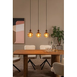 ILONA Pendant light 3xE27 40W Amber (Lucide)
