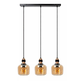 ILONA Pendant light 3xE27 40W Amber (Lucide)