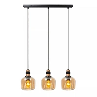 ILONA Pendant light 3xE27 40W Amber (Lucide)