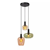 ILONA Pendant light 3xE27 40W Black (Lucide)