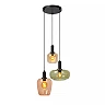 ILONA Pendant light 3xE27 40W Black (Lucide)