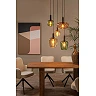 ILONA Pendant light 5xE27 40W Black (Lucide)