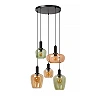 ILONA Pendant light 5xE27 40W Black (Lucide)