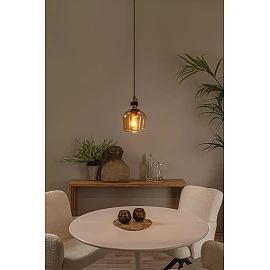 ILONA Pendant light Ø18 cm 1xE27 amber (Lucide)