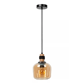 ILONA Pendant light Ø18 cm 1xE27 amber (Lucide)