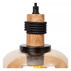 ILONA Pendant light Ø18 cm 1xE27 amber (Lucide)