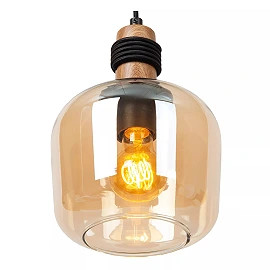 ILONA Pendant light Ø18 cm 1xE27 amber (Lucide)