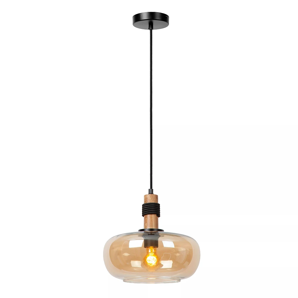 ILONA Pendant light Ø30 cm 1xE27 amber (Lucide)