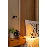 IPSOS bathroom wall light LED 6W 2700K IP54 black (Lucide)