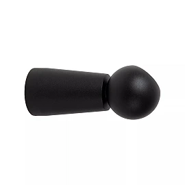 IPSOS bathroom wall light LED 6W 2700K IP54 black (Lucide)