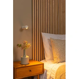 IPSOS bathroom wall light LED 6W 2700K IP54 white (Lucide)