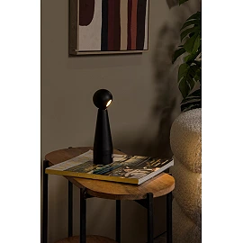 IPSOS rechargeable table lamp LED 3W 2700K black (Lucide)
