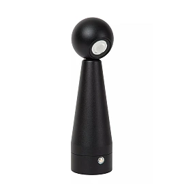 IPSOS rechargeable table lamp LED 3W 2700K black (Lucide)
