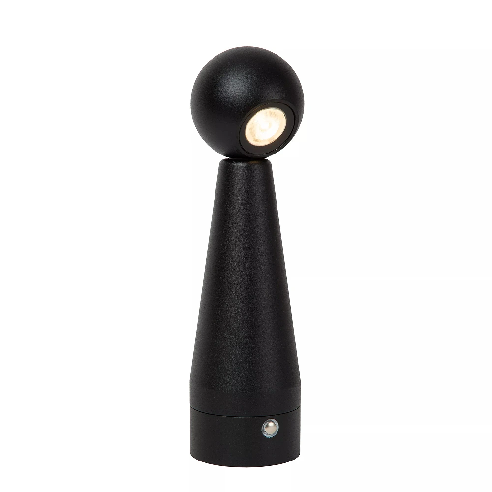 IPSOS rechargeable table lamp LED 3W 2700K black (Lucide)