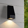 IRWIN solar outdoor wall light with PIR motion and day/night sensors, solar LED, 2 W, 100 lm, 3000 K, black (Lucide)