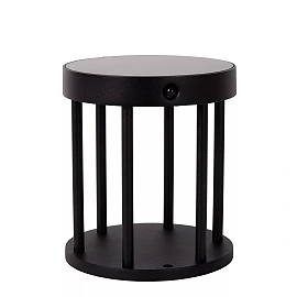 JACKSON saules āra stabiņa lampa ar PIR kustības un dienas/nakts sensoriem, saules LED, 2 W, 100 lm, 3000 K, melna (Lucide)