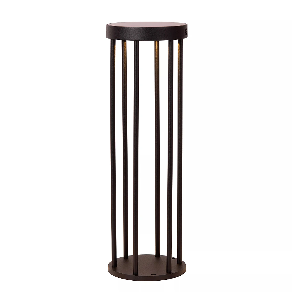JACKSON saules āra stabiņa lampa ar PIR kustības un dienas/nakts sensoriem, saules LED, 2 W, 100 lm, 3000 K, melna (Lucide)