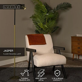 JASPER floor reading lamp 1xGU10 Green (Lucide)