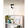JASTER-LED ceiling spotlight GU10 LED 1 x 5 W 2700K black (Lucide)