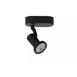 JASTER-LED griestu prožektors GU10 LED 1 x 5 W 2700K melns (Lucide)