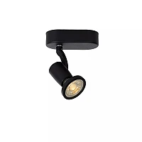 JASTER-LED griestu prožektors GU10 LED 1 x 5 W 2700K melns (Lucide)