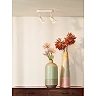 JASTER-LED ceiling spotlight GU10 LED 2 x 5 W 2700K white (Lucide)