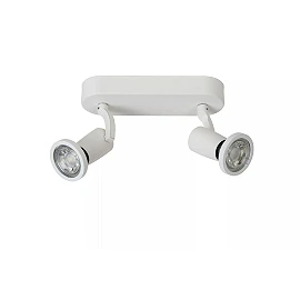 JASTER-LED griestu prožektors GU10 LED 2 x 5 W 2700K balts (Lucide)