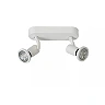 JASTER-LED ceiling spotlight GU10 LED 2 x 5 W 2700K white (Lucide)