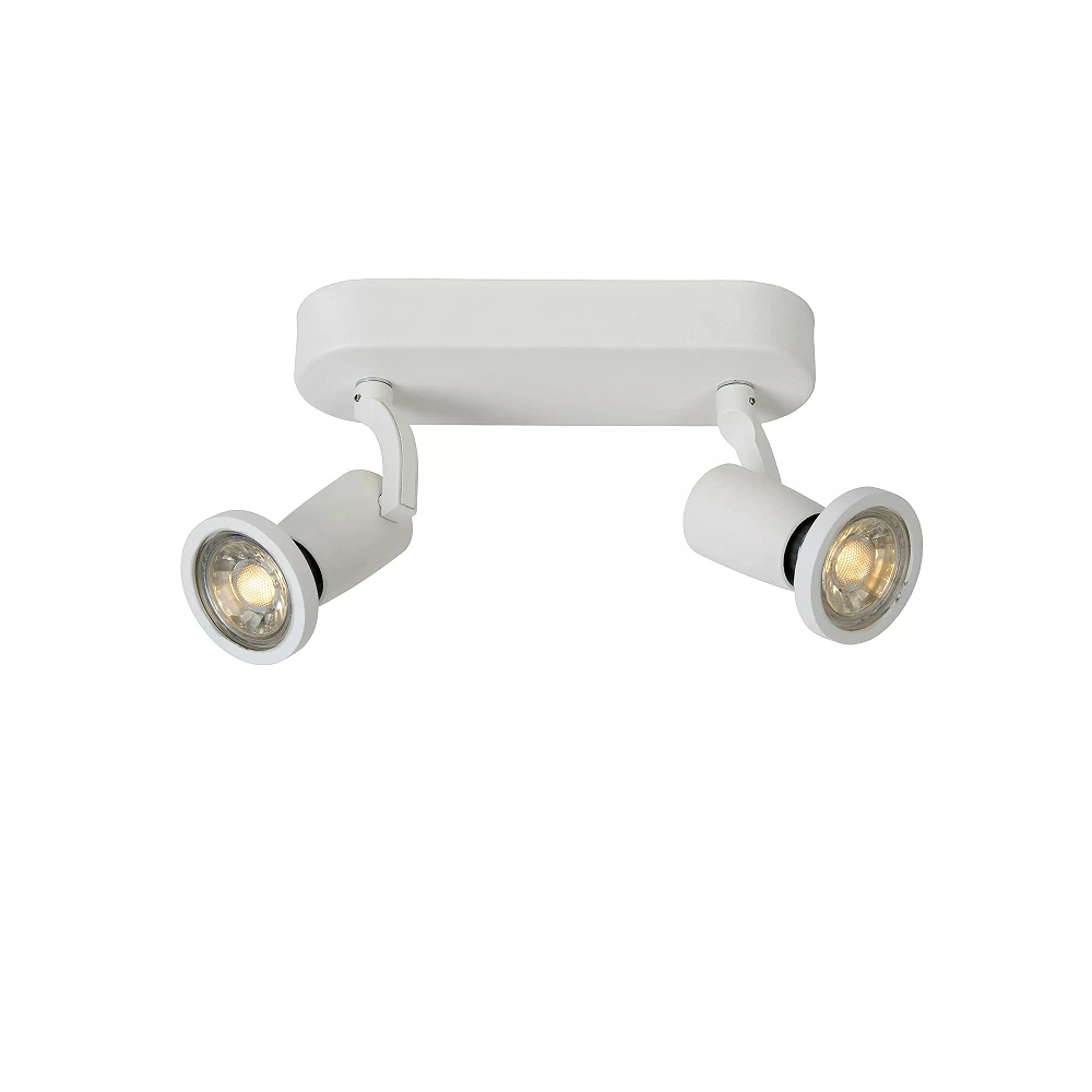JASTER-LED griestu prožektors GU10 LED 2 x 5 W 2700K balts (Lucide)