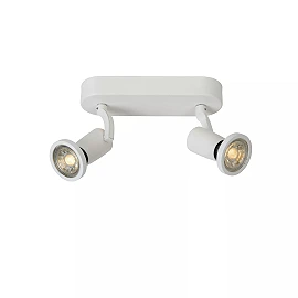JASTER-LED griestu prožektors GU10 LED 2 x 5 W 2700K balts (Lucide)