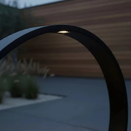 JEREL outdoor bollard light Ø40 cm LED 5W 3000K IP54 black (Lucide)
