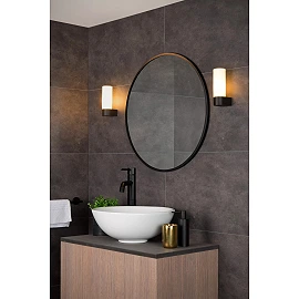 JESSE Wall light Bathroom 1x33W G9 IP44 Black (Lucide)