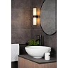 JESSE Wall light Bathroom 2x33W G9 IP44 Black (Lucide)