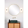 JESSE Wall light Bathroom 2x33W G9 IP44 Black (Lucide)