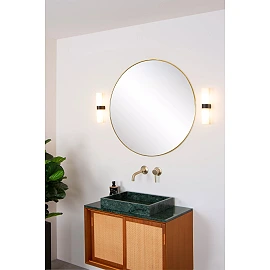 JESSE Wall light Bathroom 2x33W G9 IP44 Black (Lucide)