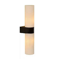 JESSE Wall light Bathroom 2x33W G9 IP44 Black (Lucide)