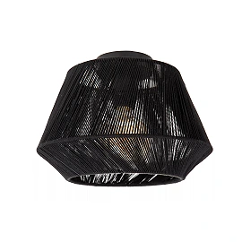 JESSICA plafons 1x60 W E27 Ø30 cm melna (Lucide)