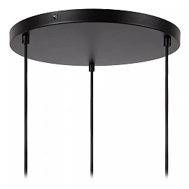JESSICA piekaramā lampa 3x60 W E27 Ø35.5 cm melna (Lucide)