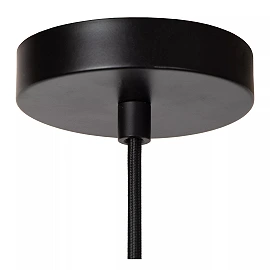 JESSICA piekaramā lampa 1x60 W E27 Ø30 cm melna (Lucide)