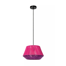 JESSICA piekaramā lampa 1x60 W E27 Ø30 cm rozā (Lucide)